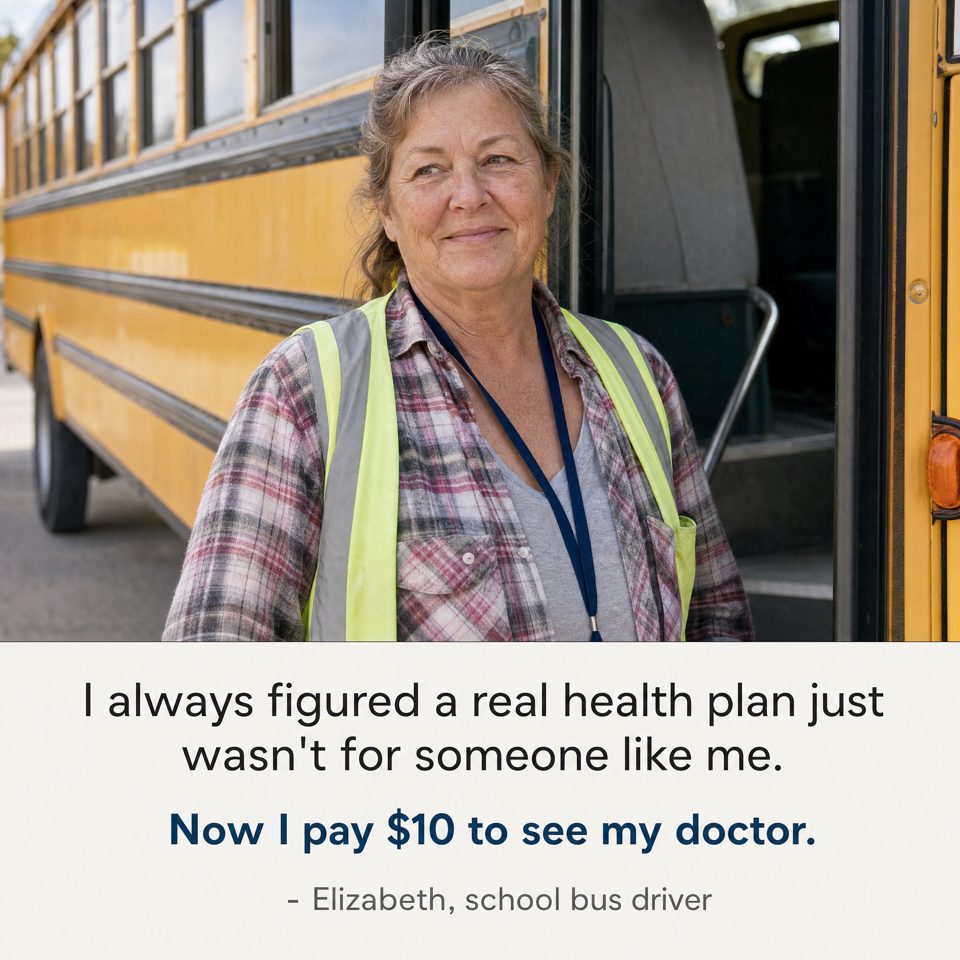 Elizabeth, school bus driver